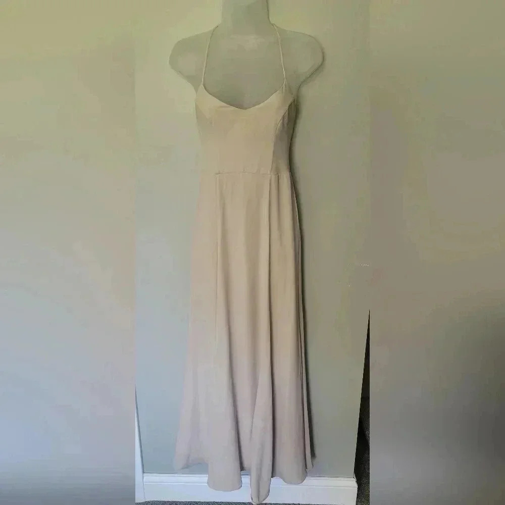 Show Me Your MuMu Godshaw Goddess Gown Dress Size Small Show Me The Ring Crisp - Picture 4 of 7